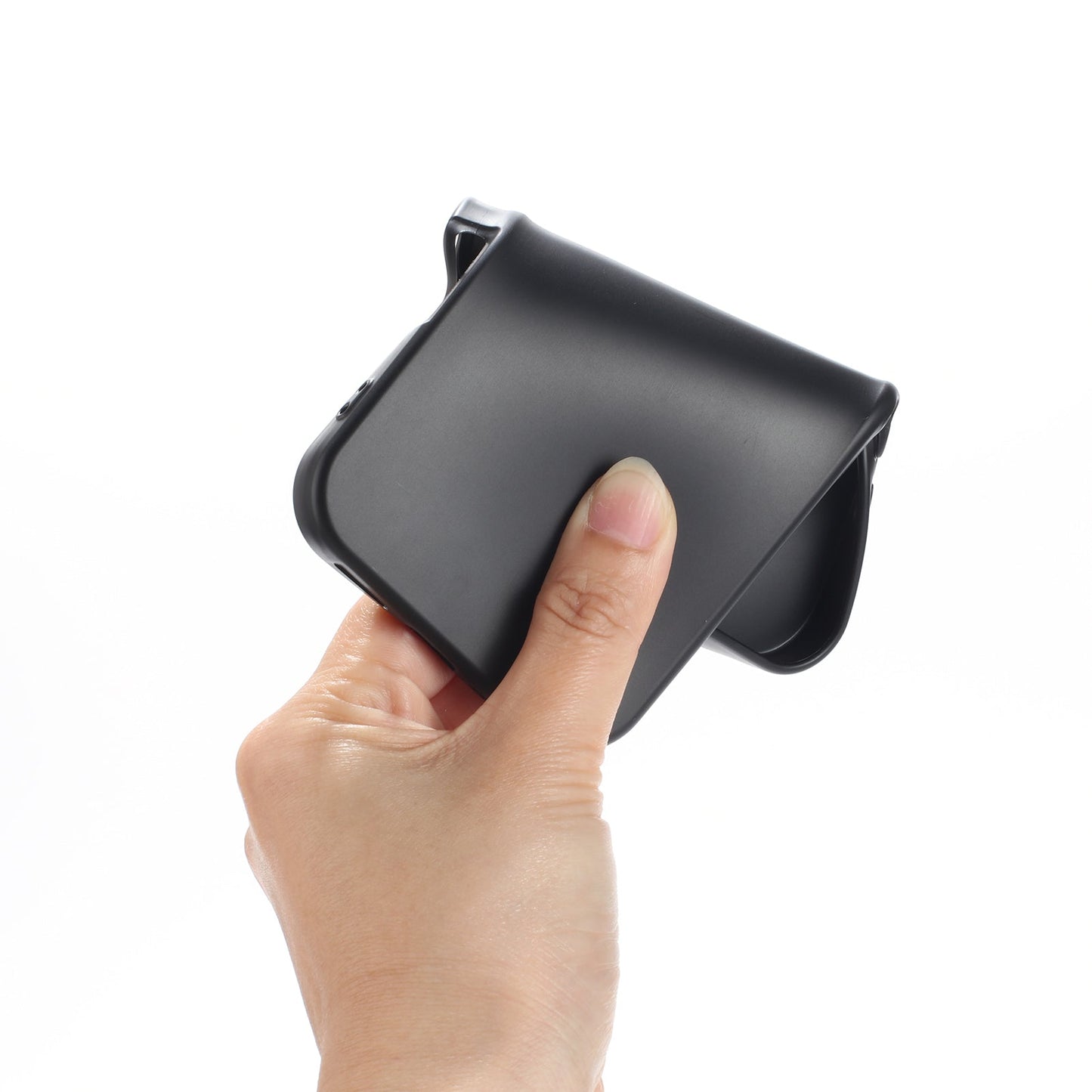 For Oppo Reno13 Pro 5G TPU Case Soft Matte Anti-fingerprint Phone Back Cover - Black