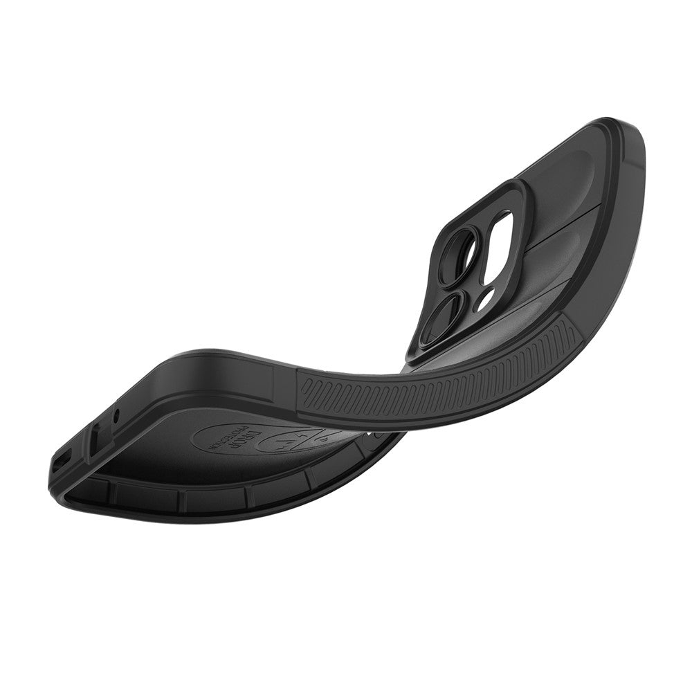 For Oppo Reno14 Pro 5G (Global) Case Anti-Drop Soft TPU Rugged Phone Back Cover - Dark Blue