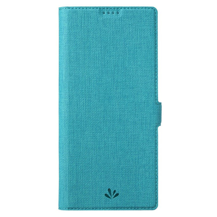 VILI K Series Stand Wallet Phone Cover for Google Pixel 7 5G, Double Magnetic Clasp PU Leather Shockproof Case - Blue