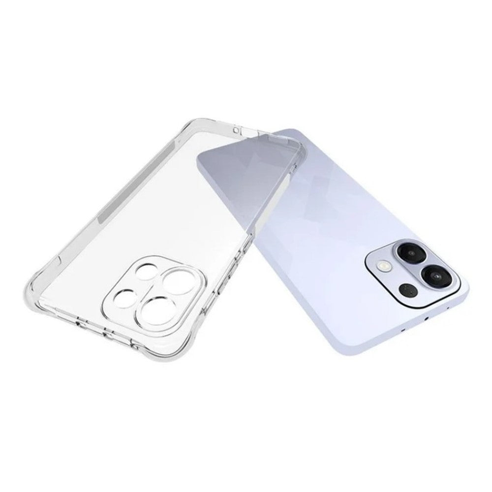 For Oppo K13 5G Clear TPU Case WANLONFENG TM Series 2.0mm Phone Back Cover - Transparent