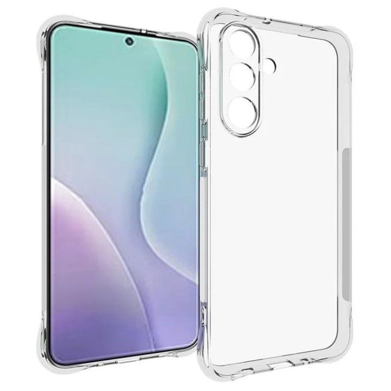 For Samsung Galaxy M56 5G Clear TPU Case WANLONFENG TM Series 2.0mm Phone Back Cover - Transparent