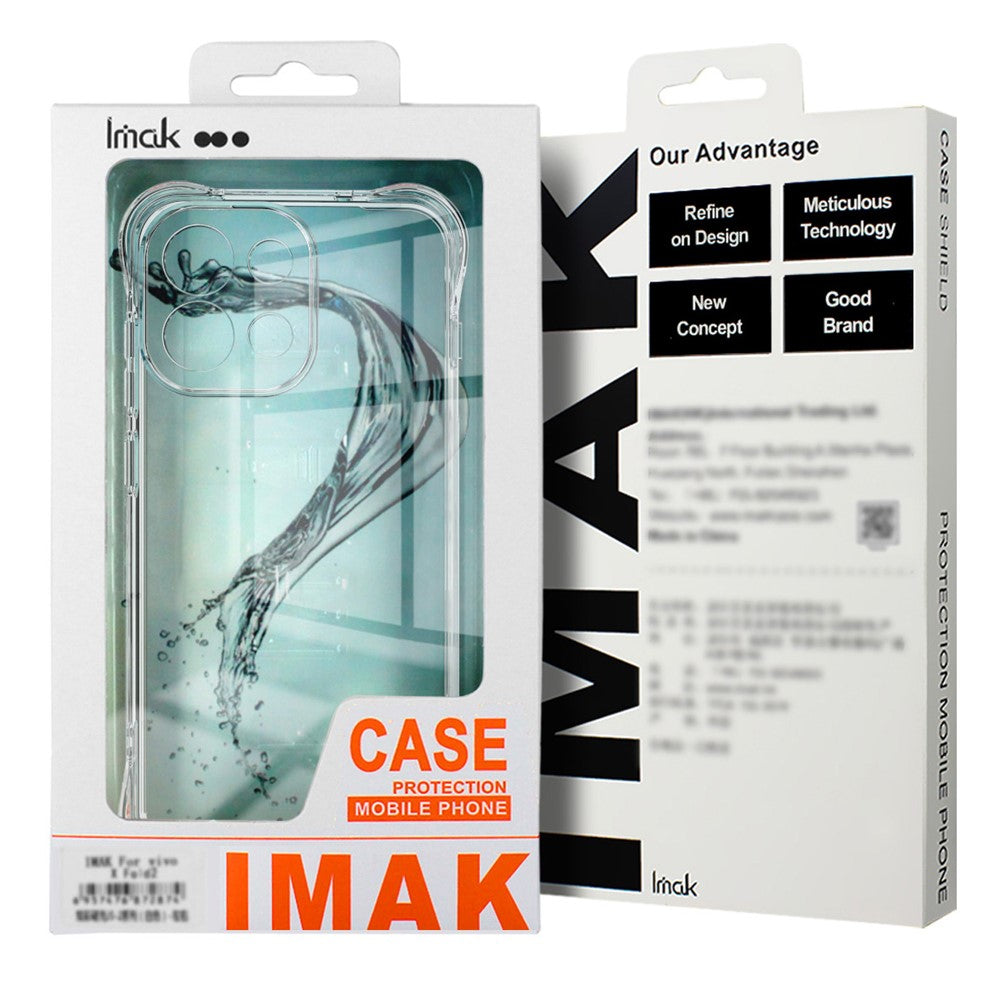 IMAK For Samsung Galaxy A17 5G Case TPU Phone Cover Airbag Shockproof Protection - Transparent