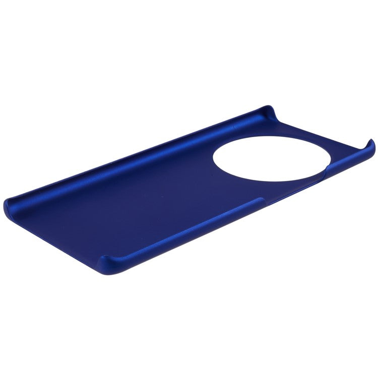 For Honor X40 5G / X9a 5G / Magic5 Lite 5G Anti-fingerprint Mobile Phone Case Rubberized Glossy Hard PC Anti-fading Cell Phone Cover - Blue