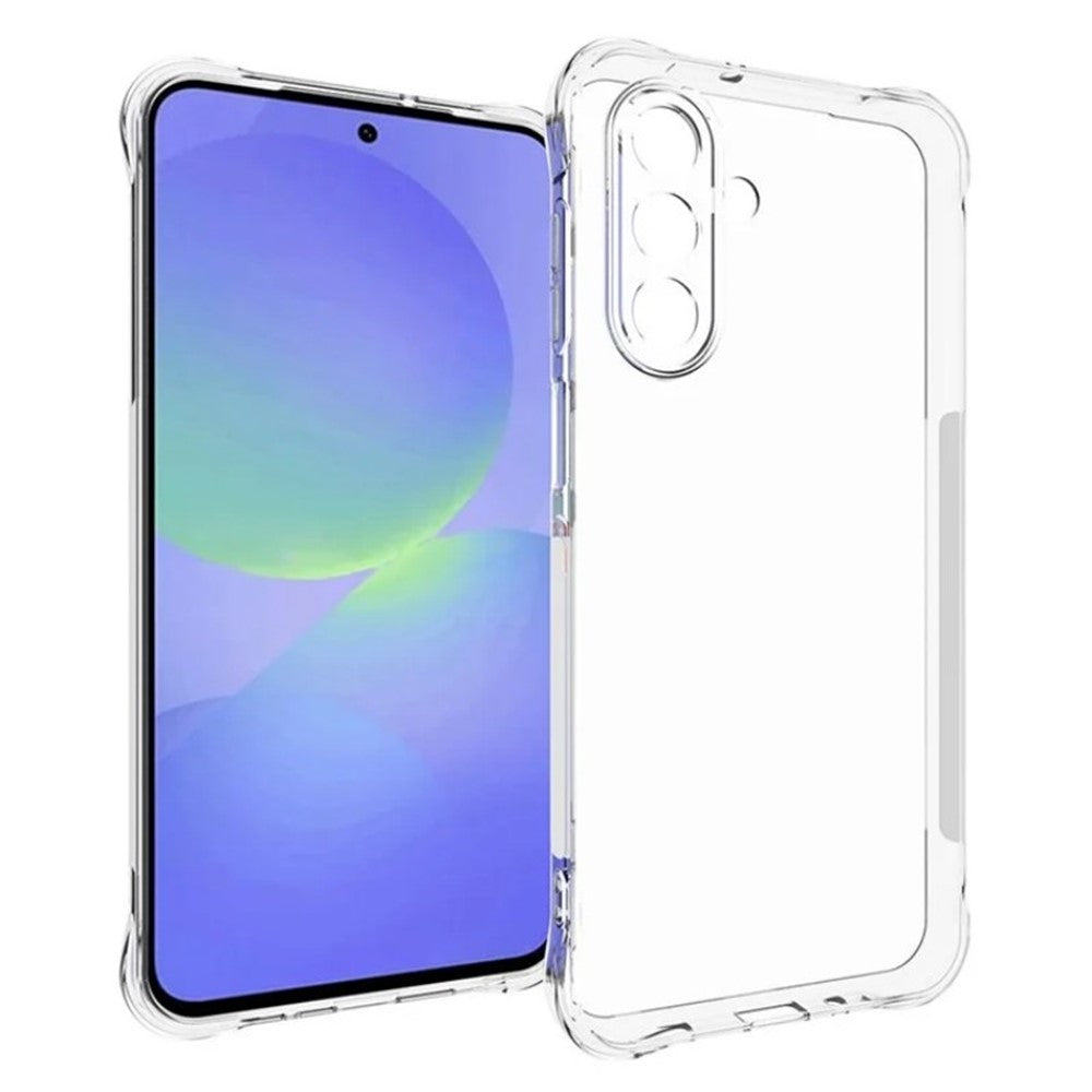 For Samsung Galaxy A17 5G / A26 5G Clear TPU Case WANLONFENG TM Series 2.0mm Phone Back Cover - Transparent