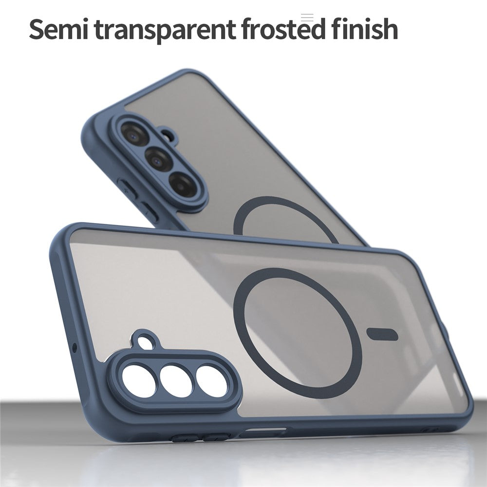 For Samsung Galaxy A17 5G Case Compatible with MagSafe Anti Drop PC + TPU Phone Cover - Blue