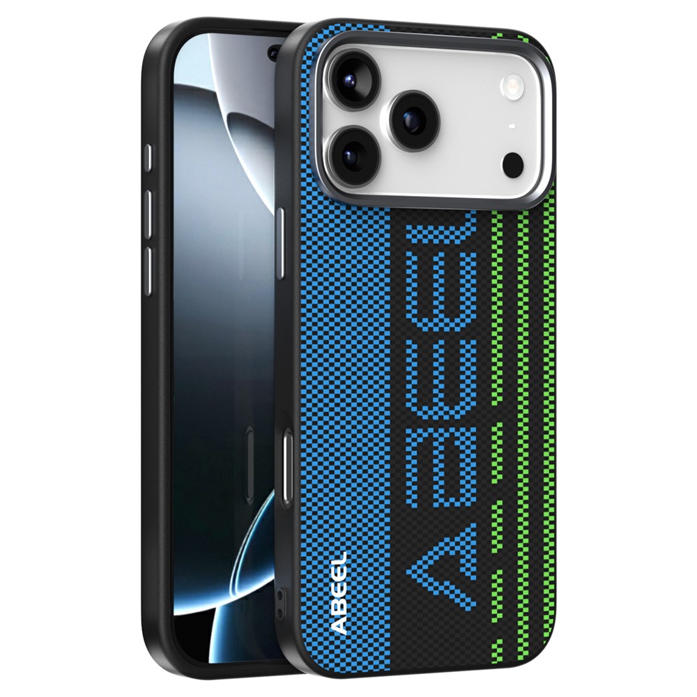ABEEL For iPhone 17 Pro Max Case Compatible with MagSafe Printed PC TPU Aluminum Alloy Leather Phone Cover - Outstanding No. 1