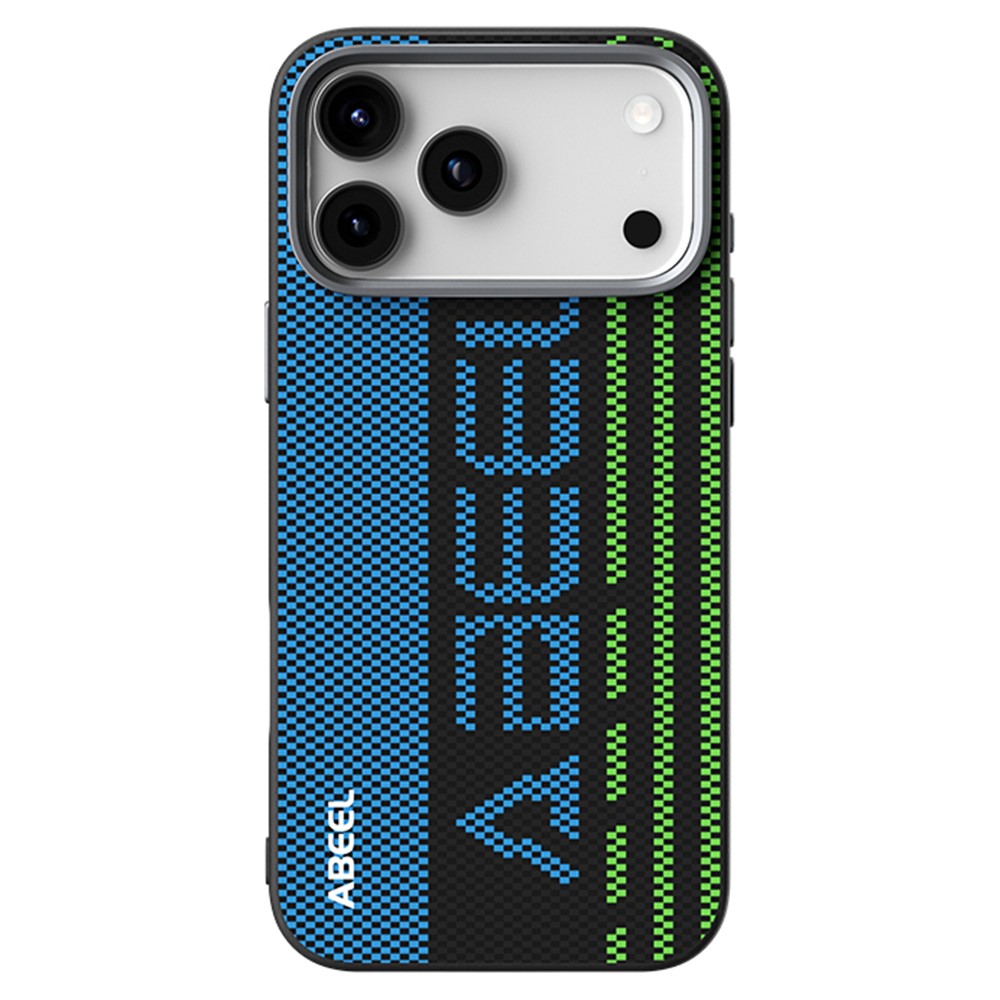 ABEEL For iPhone 17 Pro Max Case Compatible with MagSafe Printed PC TPU Aluminum Alloy Leather Phone Cover - Outstanding No. 1