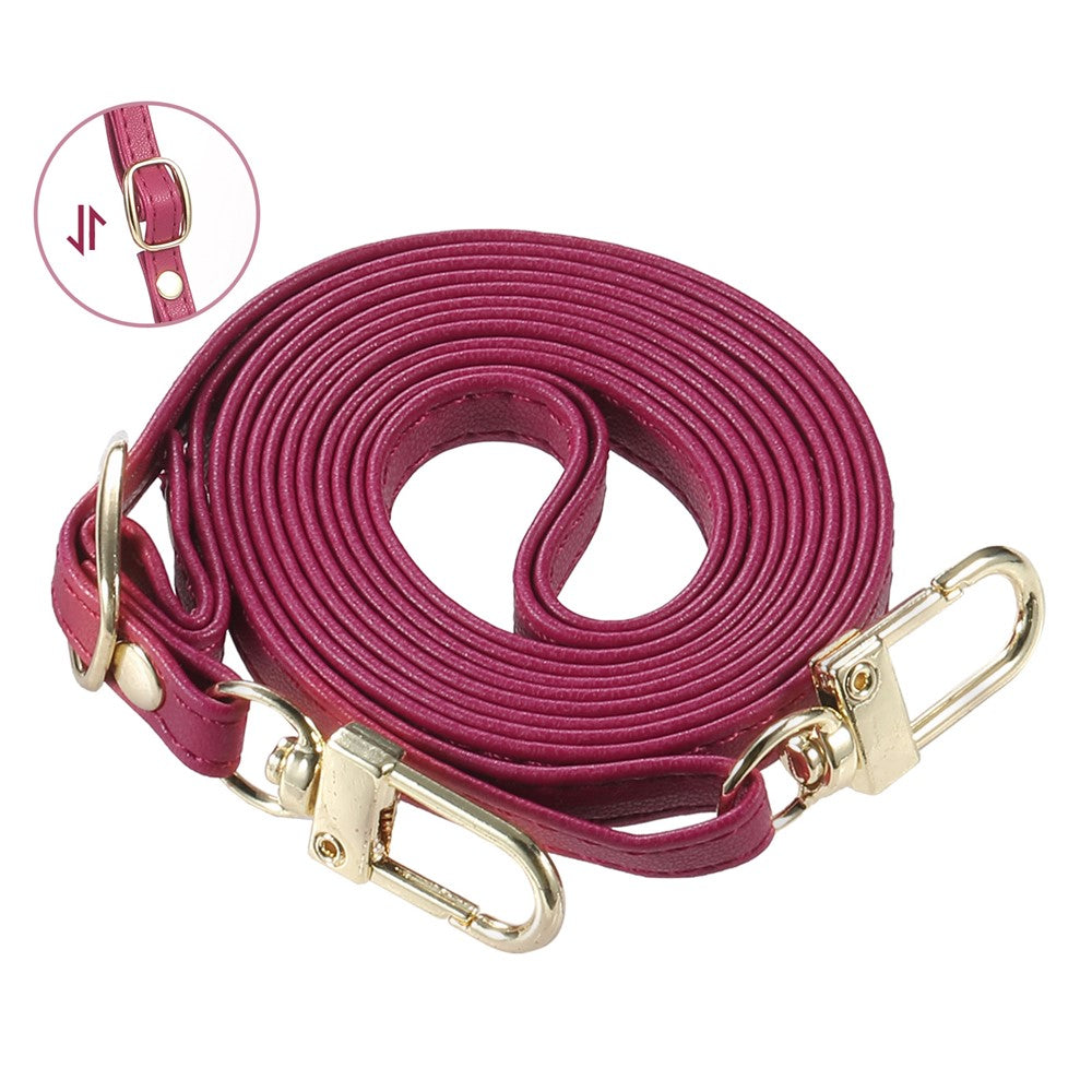 For iPhone 17 Pro Max Case Rhombus Stitching Wallet Stand Leather Phone Cover with Long  /  Short Strap - Red