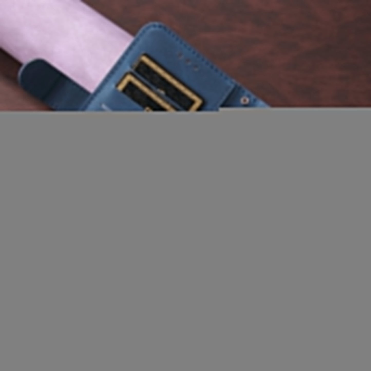 For Oppo Reno14 Pro 5G (China) / Oppo Reno13 Pro 5G / Oppo Reno14 Pro 5G (Global) Leather Wallet Cases Skin Touch Phone Cover Stand with Strap - Blue