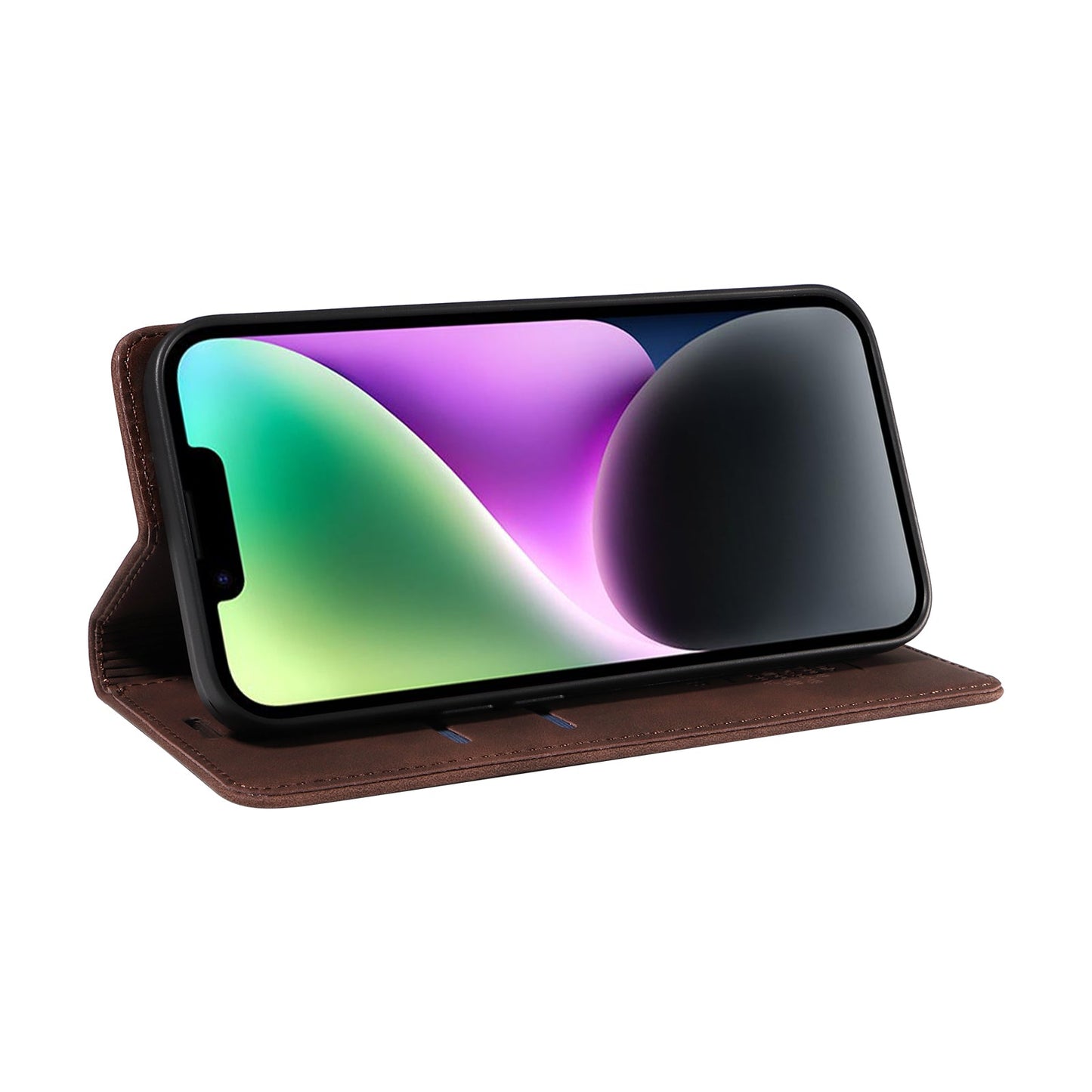 For Oppo Reno14 Pro 5G (China) / Oppo Reno13 Pro 5G / Oppo Reno14 Pro 5G (Global) Case BETOPNICE Magnetic Closure RFID Blocking Wallet Stand Leather Phone Cover - Brown