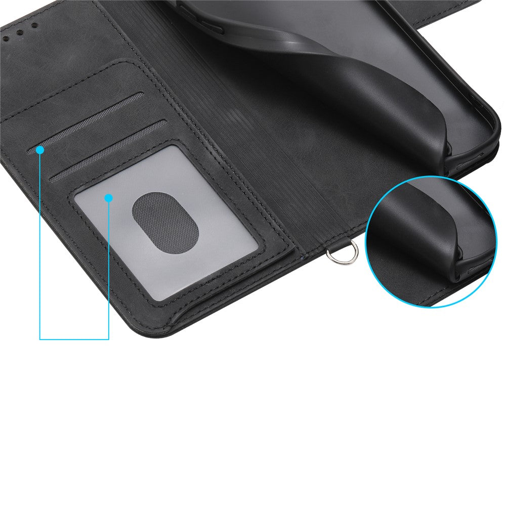 For Oppo Reno14 Pro 5G (Global) Case Flower Pattern PU Leather Wallet Phone Cover with Strap - Black