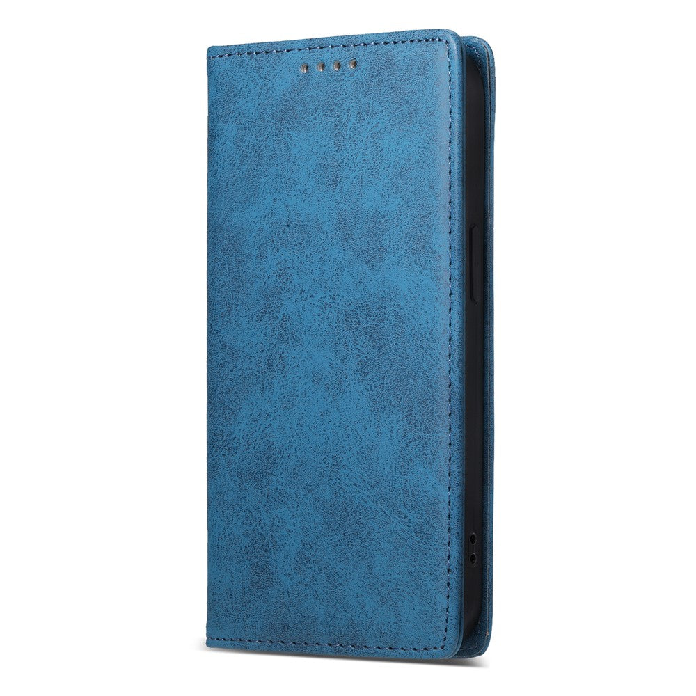 For iPhone 17 Pro Max Wallet Case RFID Blocking PU Leather Phone Cover - Blue