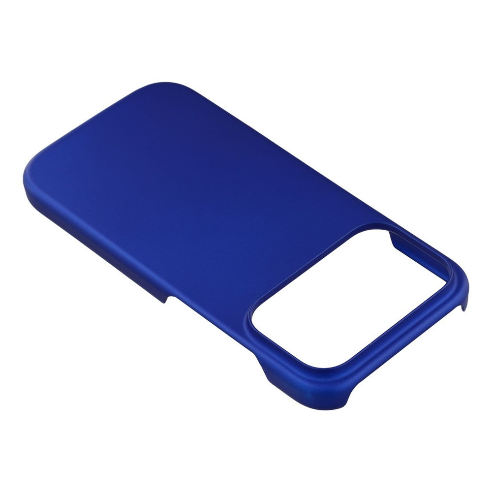 For iPhone 17 Pro Max Case Hard PC Drop Proof Frosted Minimalist Phone Cover - Navy Blue