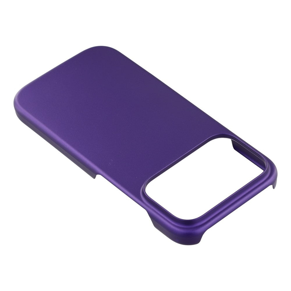 For iPhone 17 Pro Max Case Hard PC Drop Proof Frosted Minimalist Phone Cover - Purple