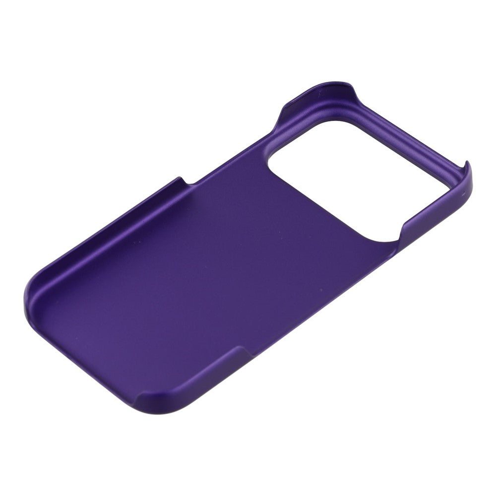 For iPhone 17 Pro Max Case Hard PC Drop Proof Frosted Minimalist Phone Cover - Purple