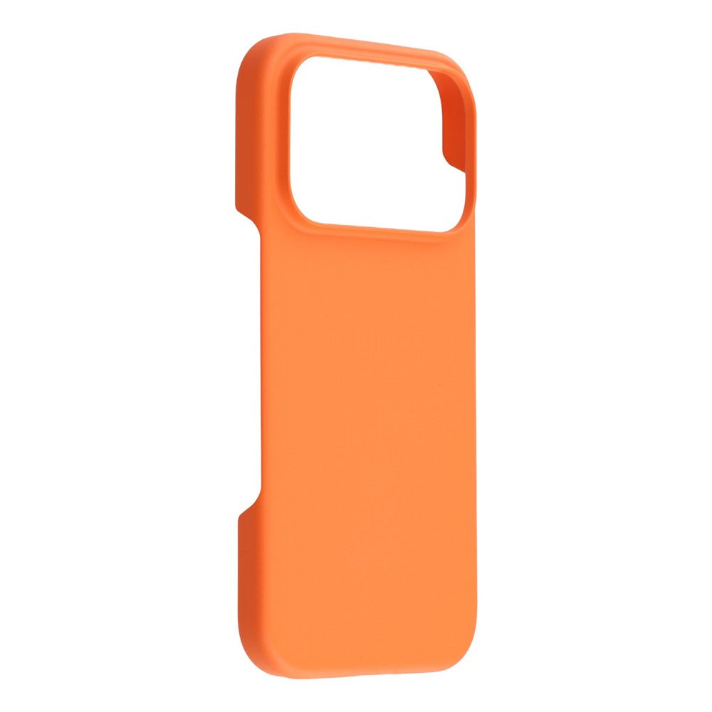 For iPhone 17 Pro Max Case Hard PC Drop Proof Frosted Minimalist Phone Cover - Orange