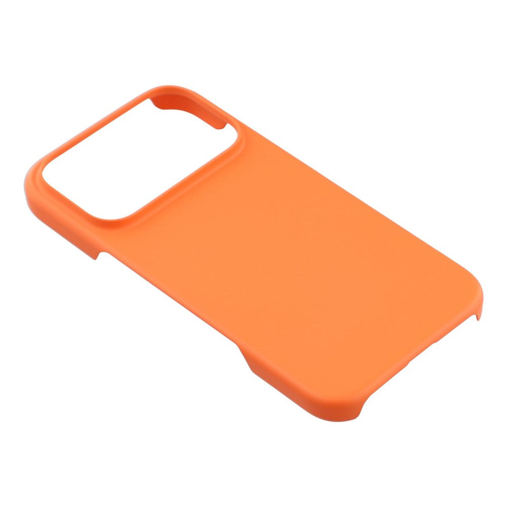 For iPhone 17 Pro Max Case Hard PC Drop Proof Frosted Minimalist Phone Cover - Orange