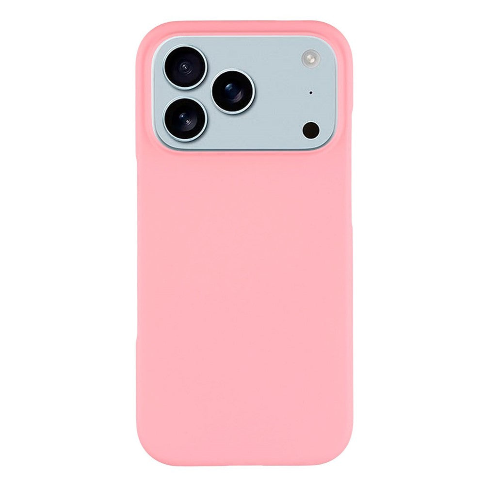 For iPhone 17 Pro Max Case Hard PC Drop Proof Frosted Minimalist Phone Cover - Pink