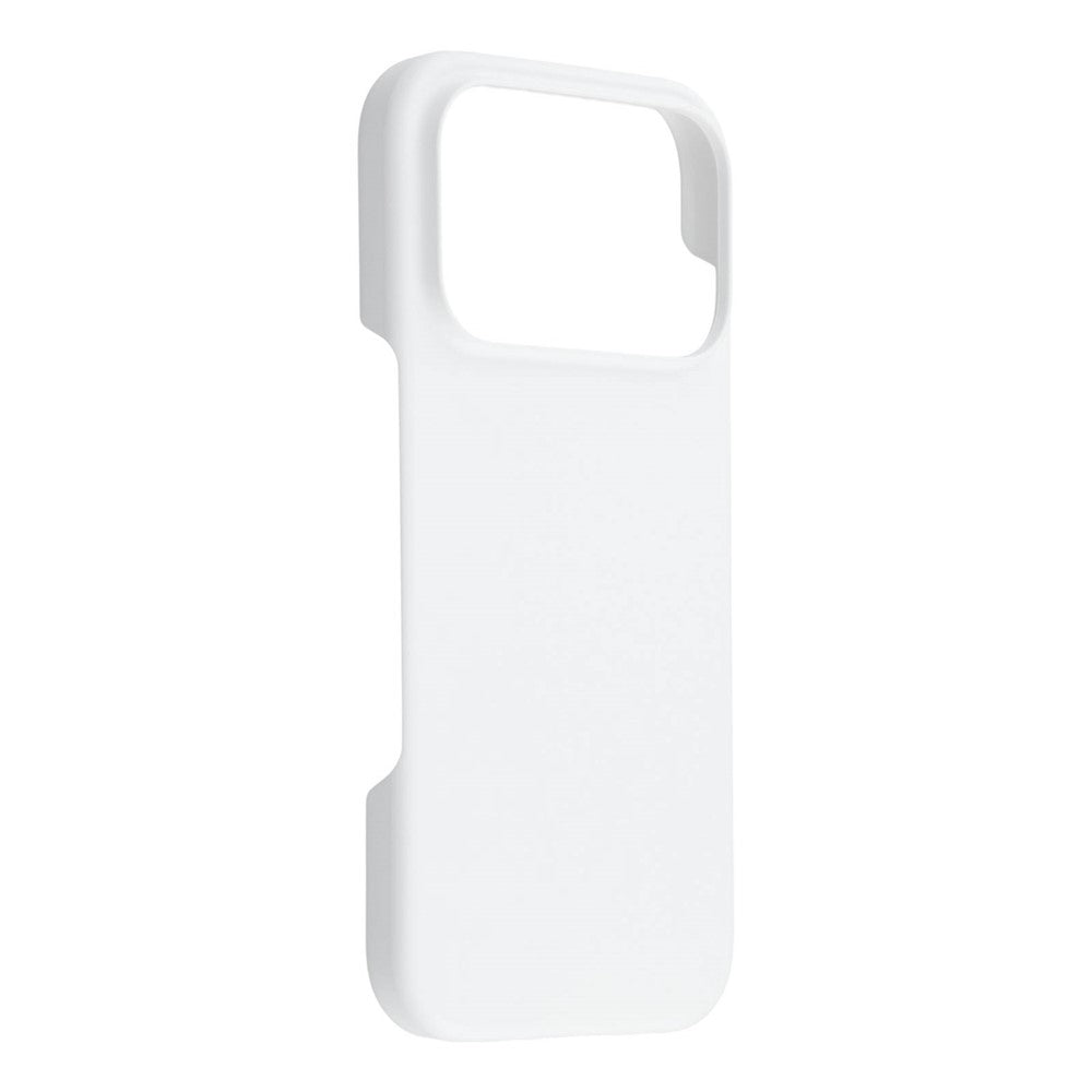 For iPhone 17 Pro Max Case Hard PC Drop Proof Frosted Minimalist Phone Cover - White