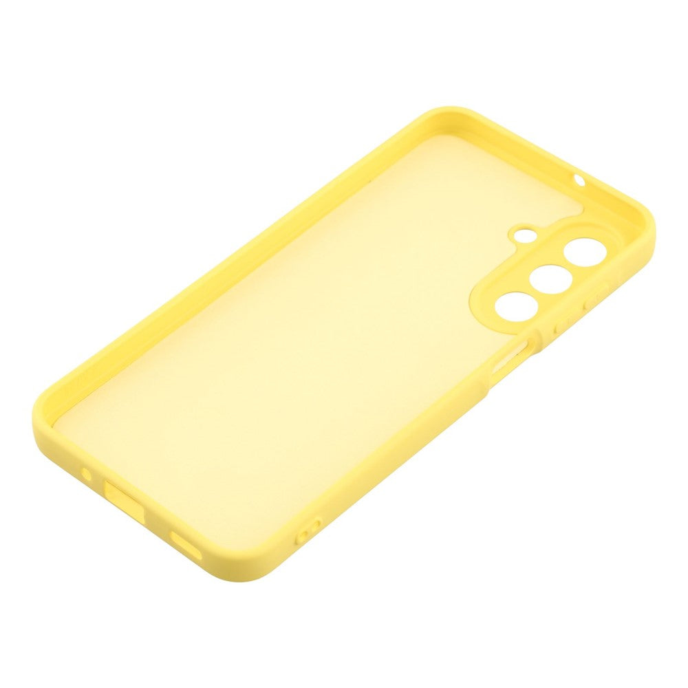 For Samsung Galaxy A17 5G Case Arc Edge 2.0mm TPU Protective Phone Cover - Yellow