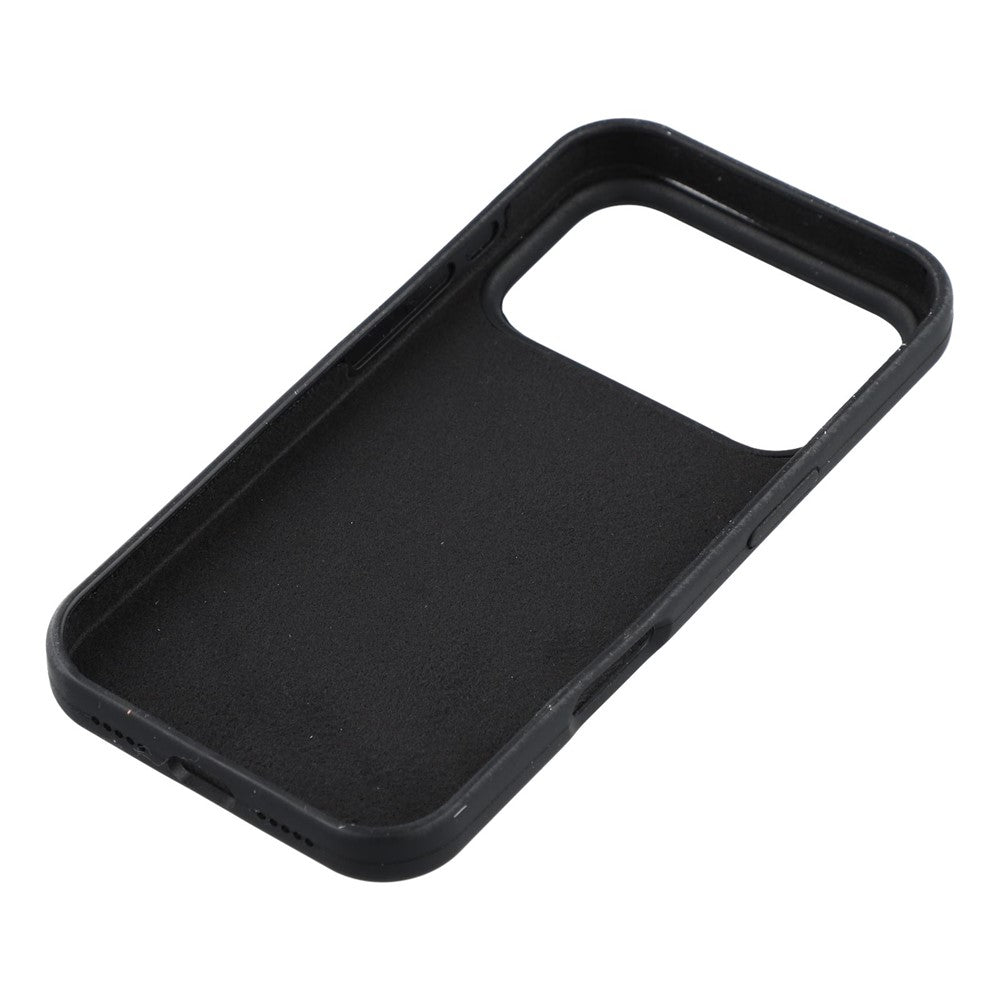 For iPhone 17 Pro Max Case Solid Silicone Shockproof Phone Back Cover - Black