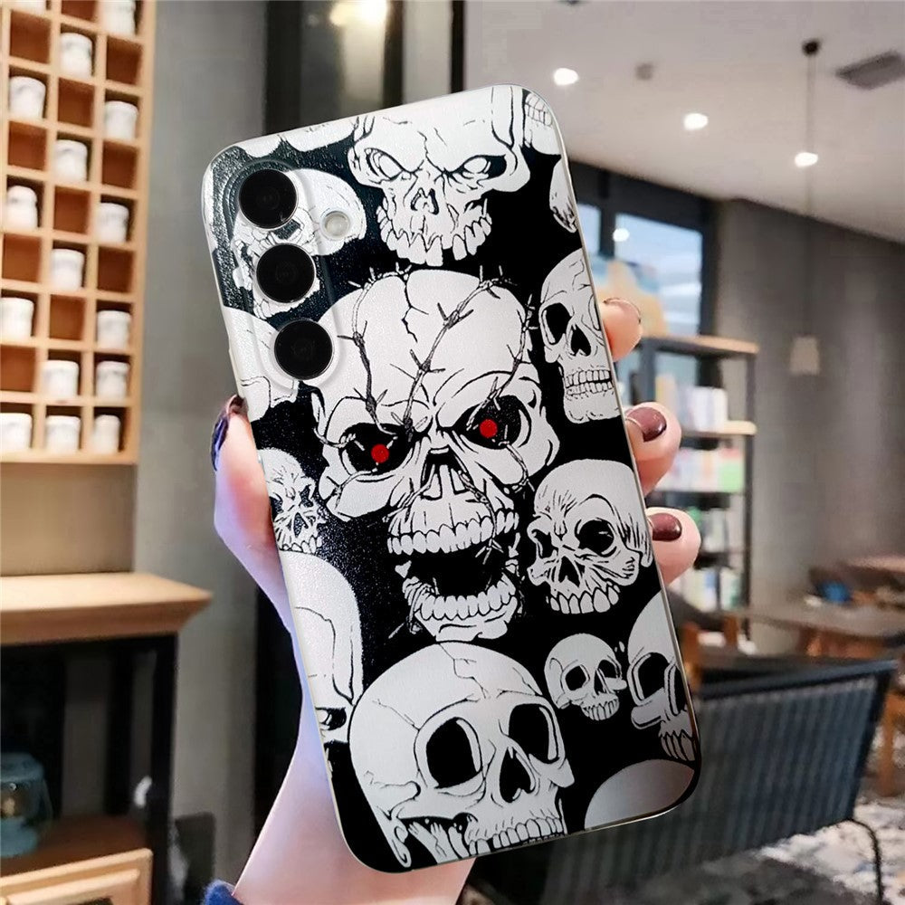 For Samsung Galaxy A17 5G / A26 5G Case Pattern Printing Cell Phone TPU Back Cover - Skull