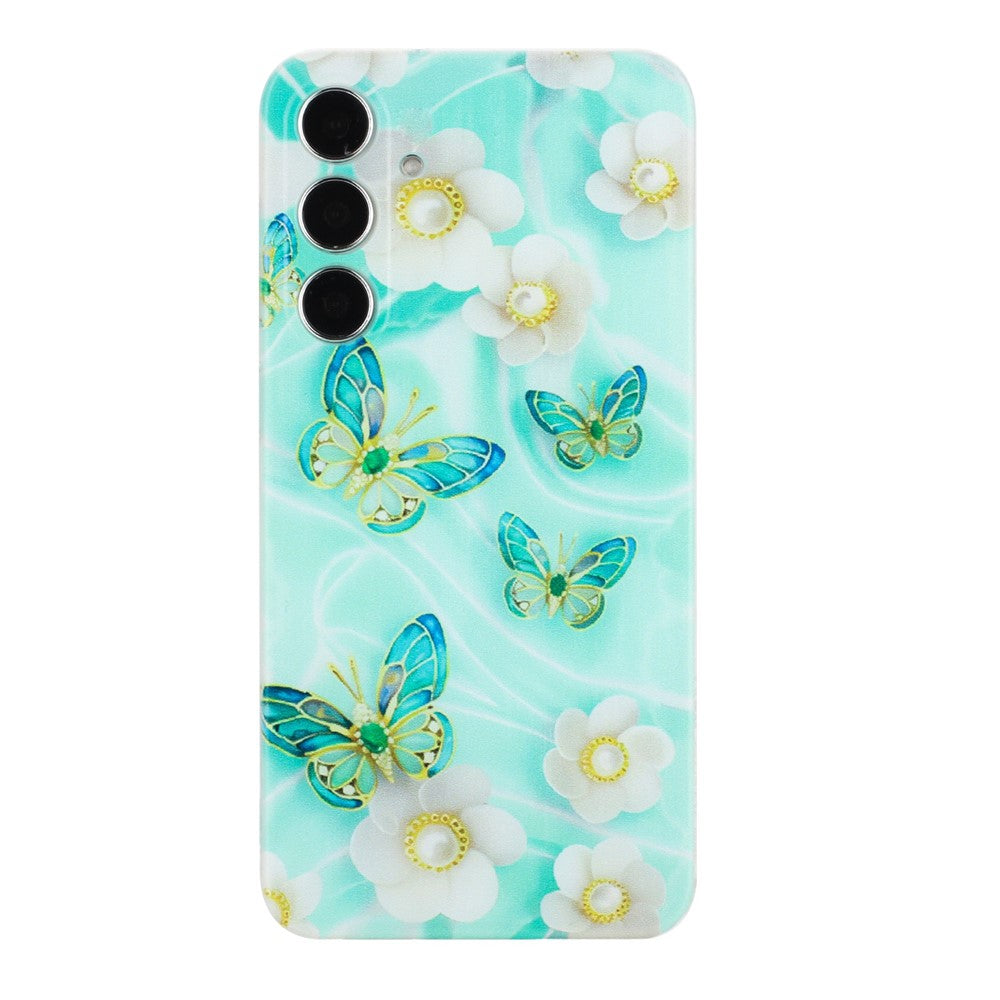 For Samsung Galaxy A17 5G / A26 5G Case Soft TPU Phone Back Cover Pattern Printing - Butterfly Flower