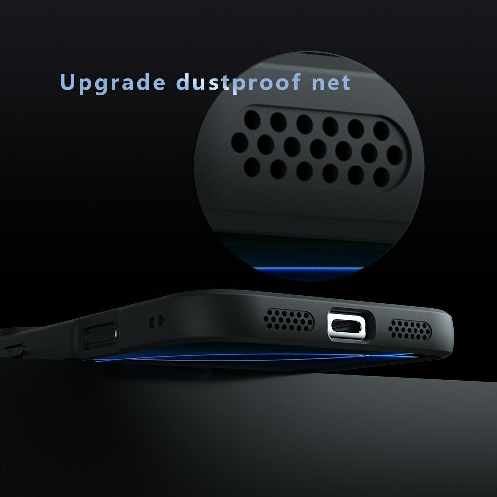 For iPhone 17 Pro Max Case Skin-Touch TPU + PC Matte Phone Shell, Transparent Black