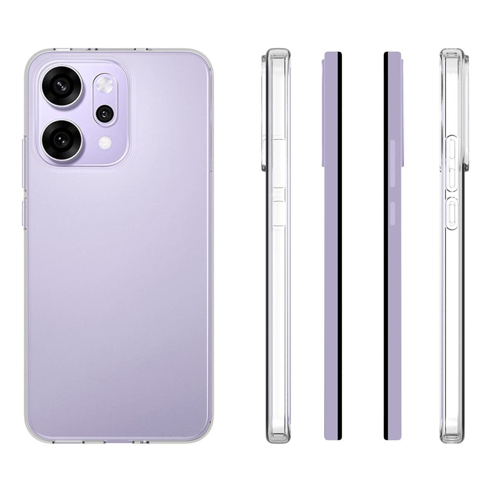 For Oppo Reno14 Pro 5G (Global) Case Watermark Resistant TPU Clear Phone Back Cover