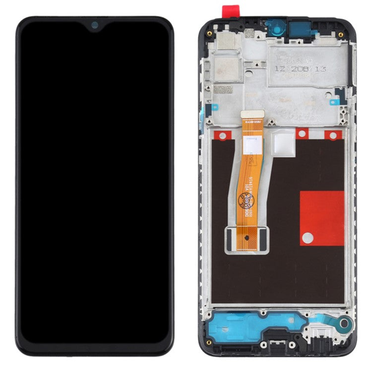 For OPPO Realme 5 Pro RMX1971 / Realme Q Grade C LCD Screen and Digitizer Assembly + Frame (without Logo)