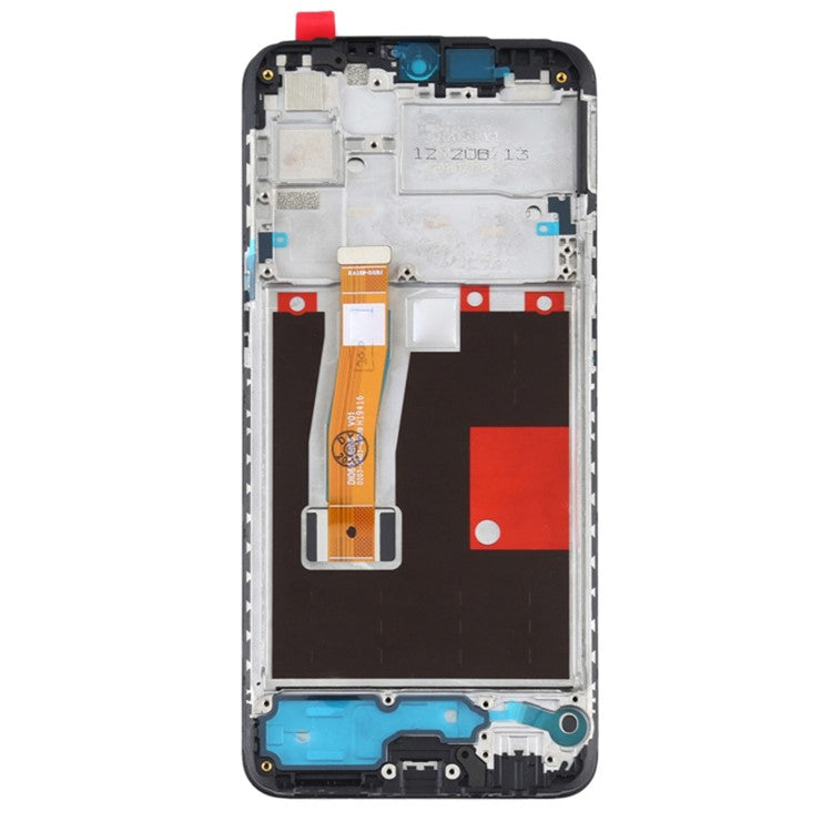 For OPPO Realme 5 Pro RMX1971 / Realme Q Grade C LCD Screen and Digitizer Assembly + Frame (without Logo)