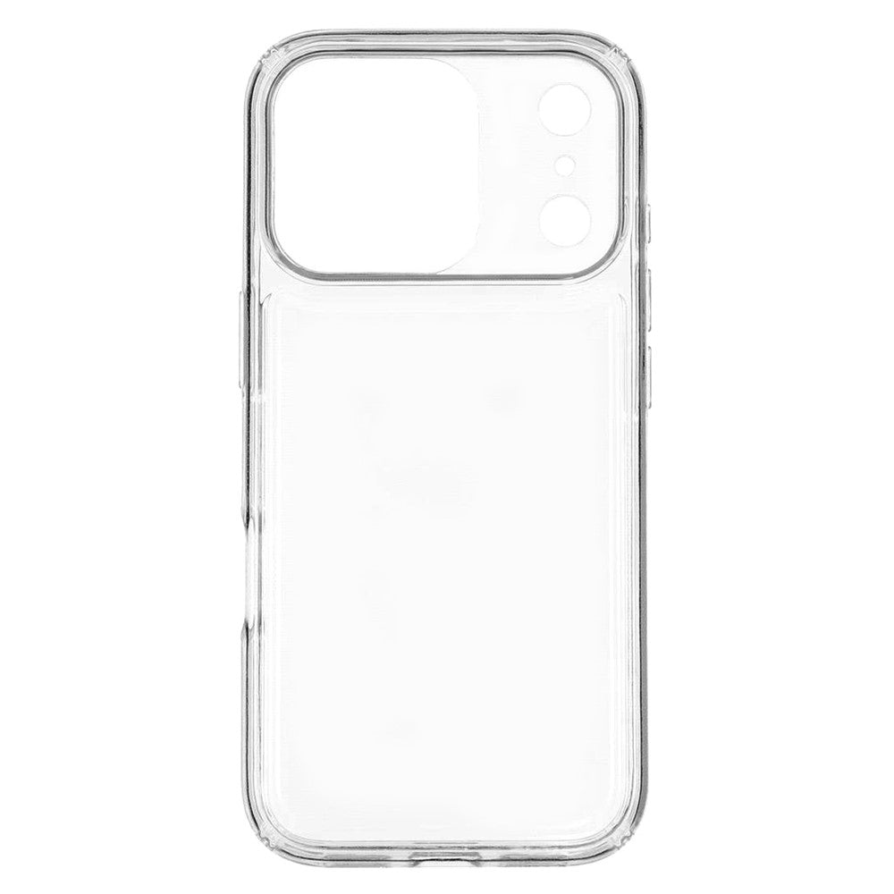 For iPhone 17 Pro Max Case HD Clear Soft TPU Phone Back Cover Airbag Protection