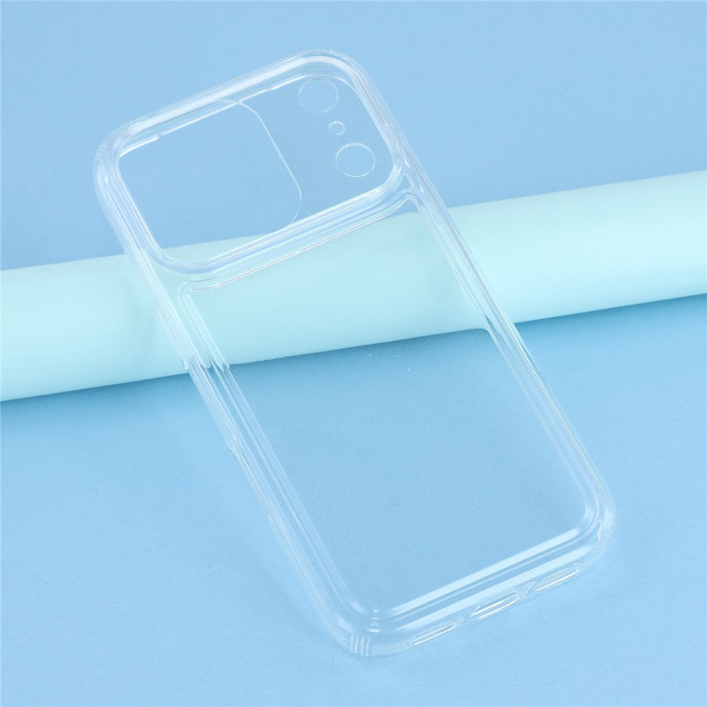For iPhone 17 Pro Max Case HD Clear Soft TPU Phone Back Cover Airbag Protection