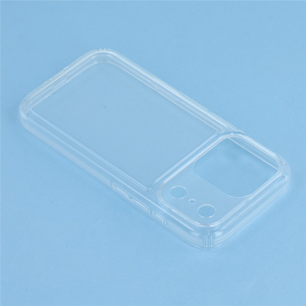 For iPhone 17 Pro Max Case HD Clear Soft TPU Phone Back Cover Airbag Protection