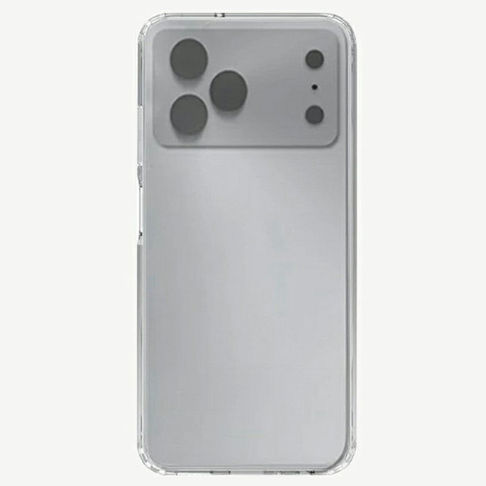 SHANWO For iPhone 17 Pro Max Clear Phone Case 1.5mm Shockproof TPU Mobile Back Cover