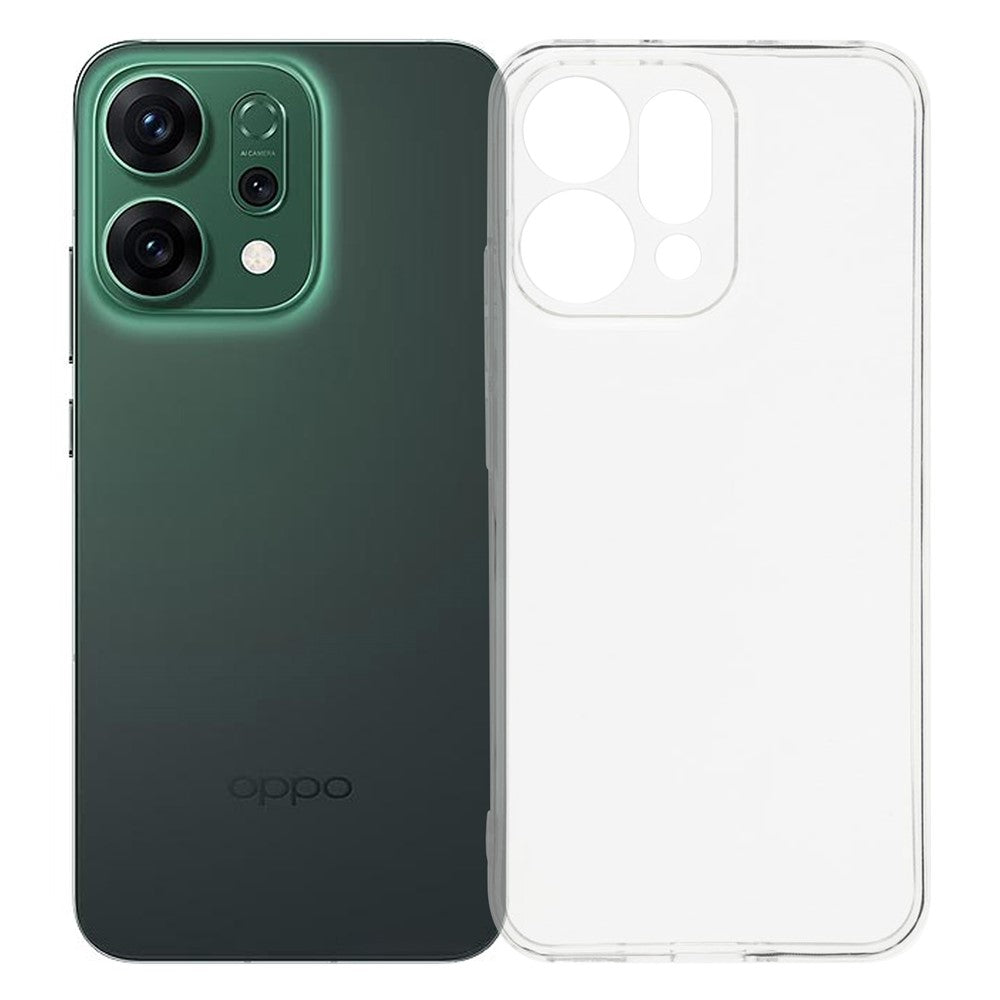 For Oppo Reno14 Pro 5G (Global) Back Cover Ultra Thin Flexible TPU Clear Phone Case