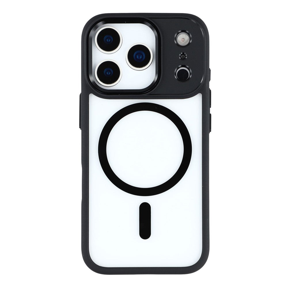 FULEXIN For iPhone 17 Pro Max Case Compatible with MagSafe Anti Drop TPU + PC Phone Cover - Black