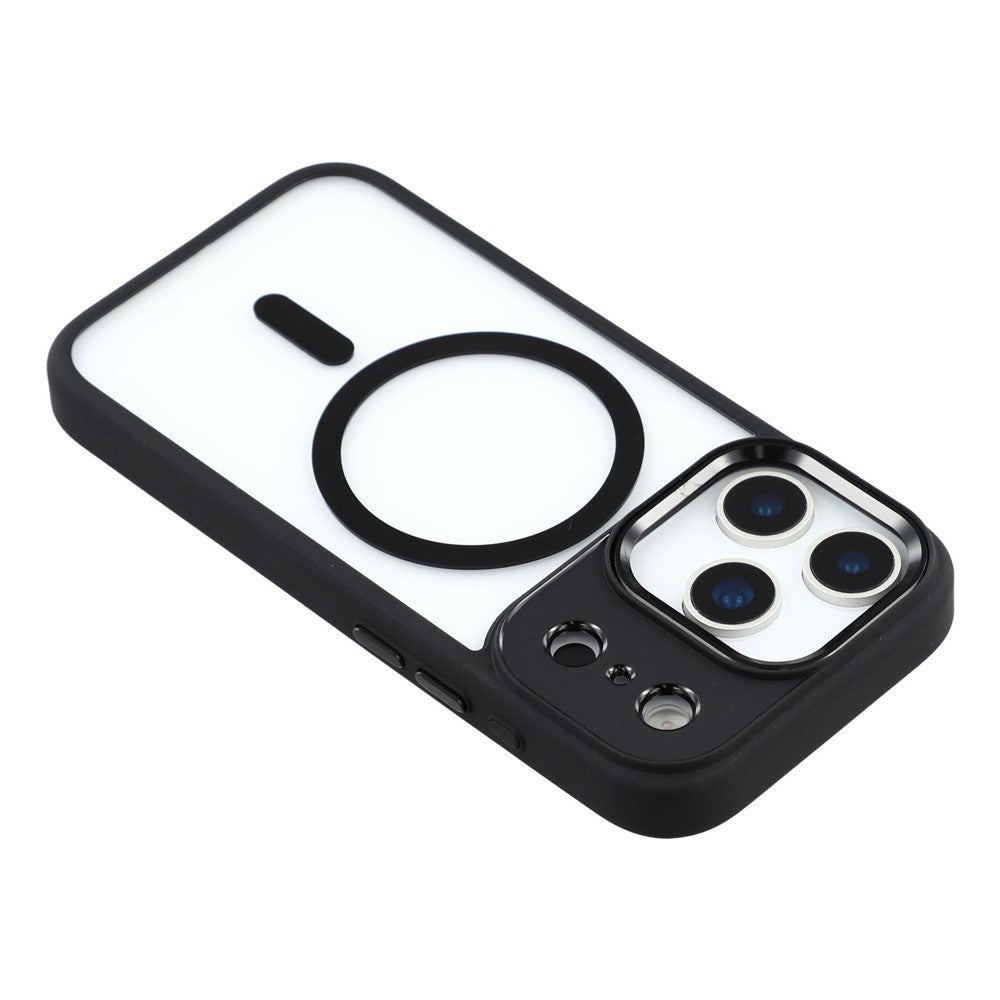 FULEXIN For iPhone 17 Pro Max Case Compatible with MagSafe Anti Drop TPU + PC Phone Cover - Black