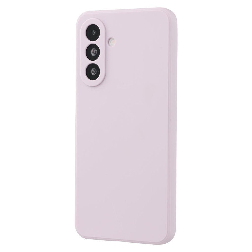For Samsung Galaxy A17 5G Case Precise Cutouts Straight Edge TPU Shockproof Phone Cover - Purple