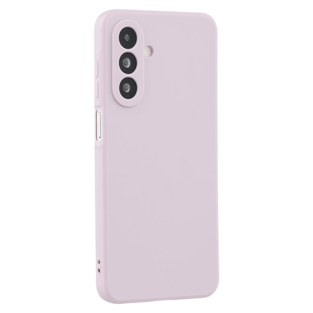 For Samsung Galaxy A17 5G Case Precise Cutouts Straight Edge TPU Shockproof Phone Cover - Purple