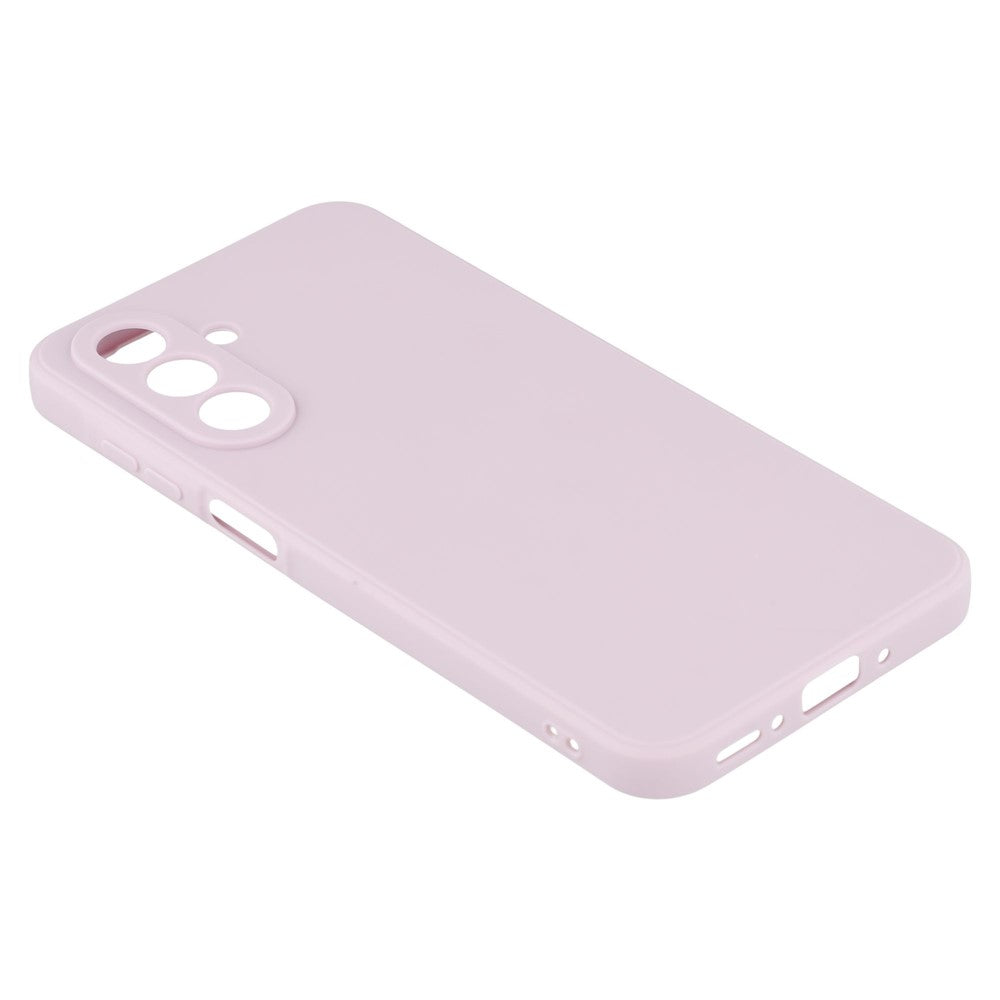 For Samsung Galaxy A17 5G Case Precise Cutouts Straight Edge TPU Shockproof Phone Cover - Purple