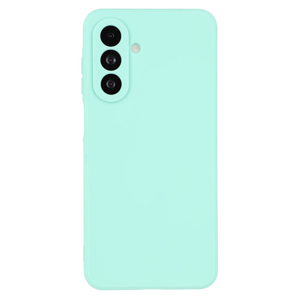 For Samsung Galaxy A17 5G Case Precise Cutouts Straight Edge TPU Shockproof Phone Cover - Baby Blue