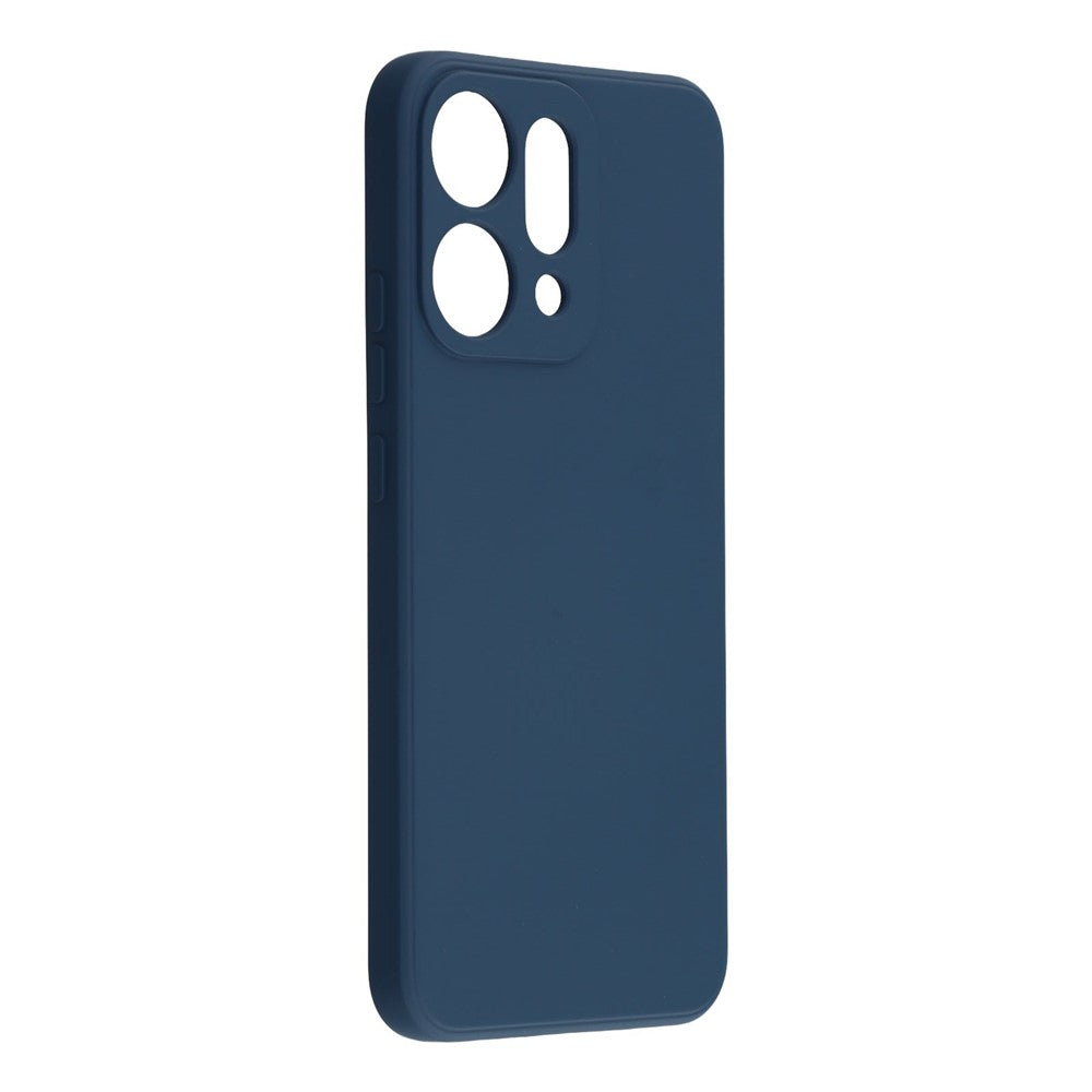 For Oppo Reno14 Pro 5G (Global) Case TPU Back Soft Anti-Scratch Fiber Lining Phone Cover - Sapphire