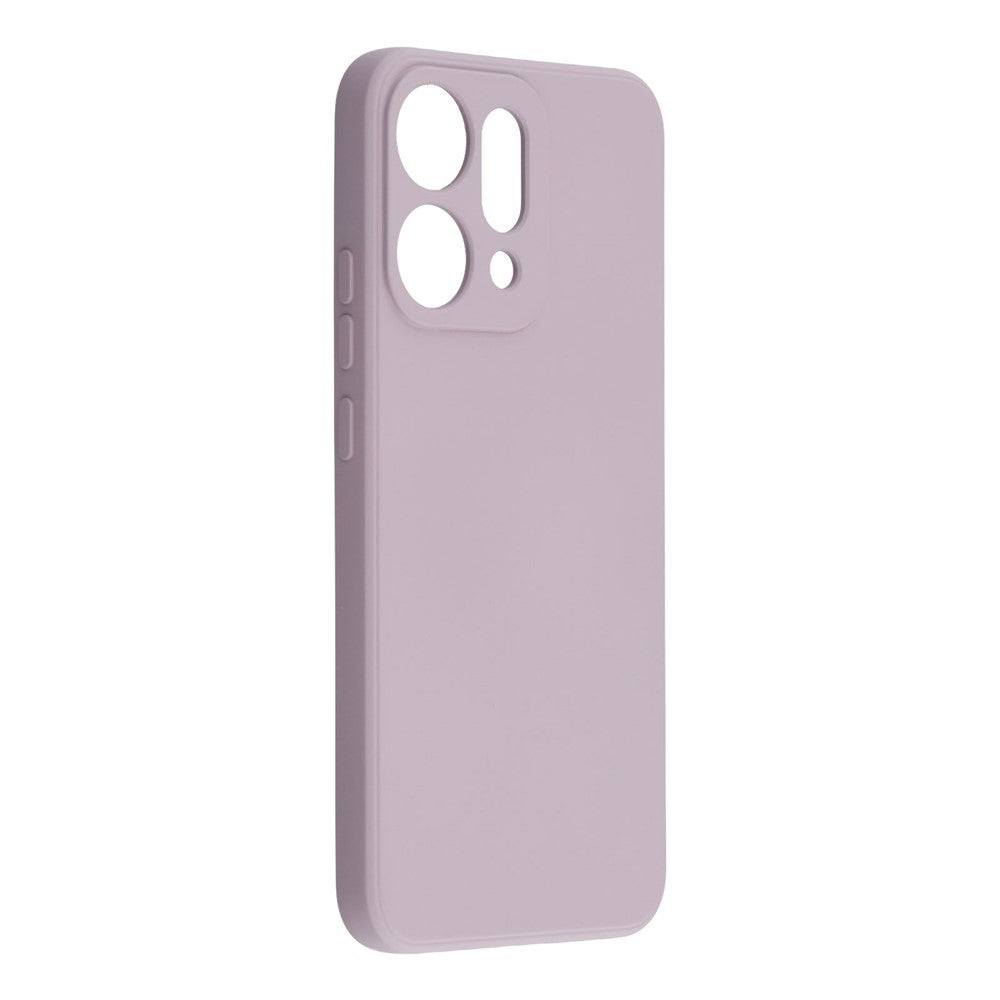 For Oppo Reno14 Pro 5G (Global) Case TPU Back Soft Anti-Scratch Fiber Lining Phone Cover - Purple