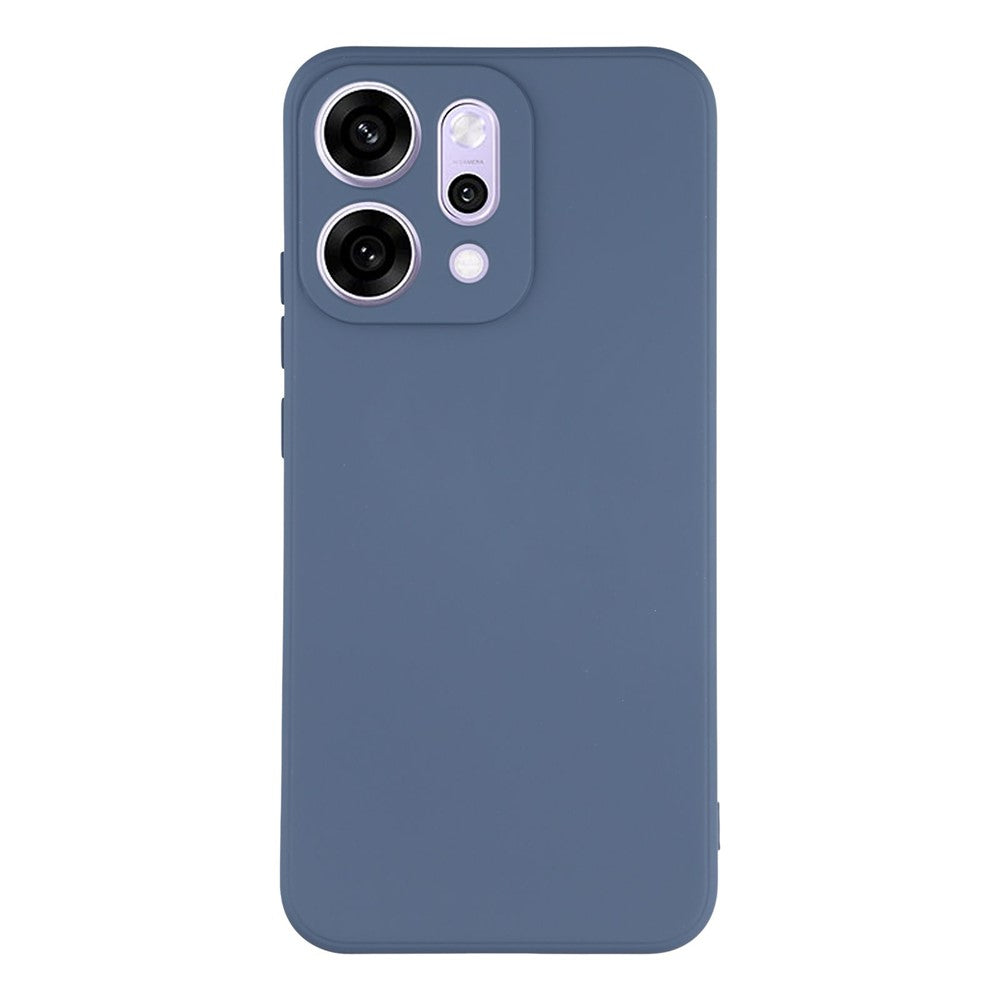 For Oppo Reno14 Pro 5G (Global) Case TPU Back Soft Anti-Scratch Fiber Lining Phone Cover - Lavender Grey