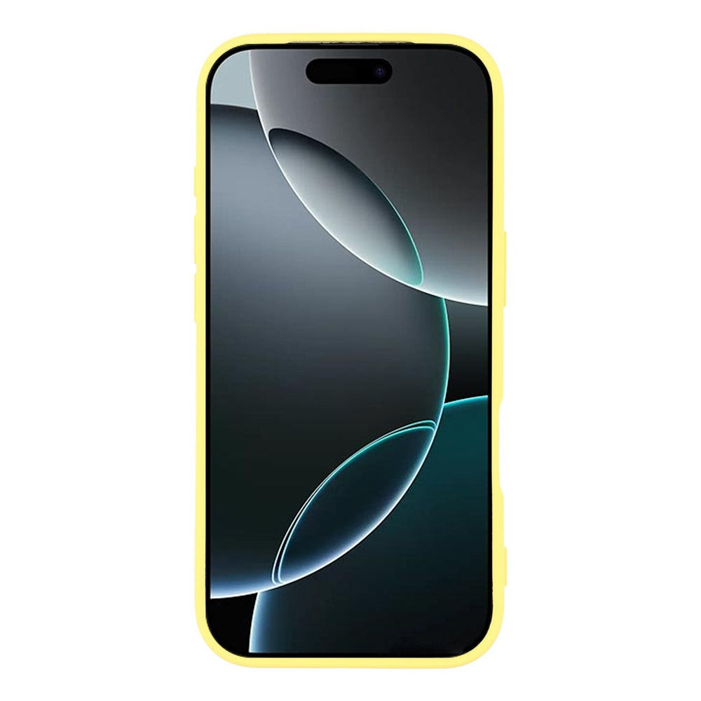 For iPhone 17 Pro Max Case Arc Edge 2.0mm TPU Protective Phone Cover - Yellow
