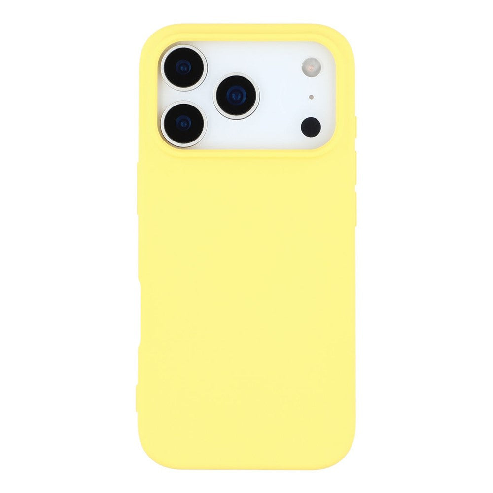 For iPhone 17 Pro Max Case Arc Edge 2.0mm TPU Protective Phone Cover - Yellow