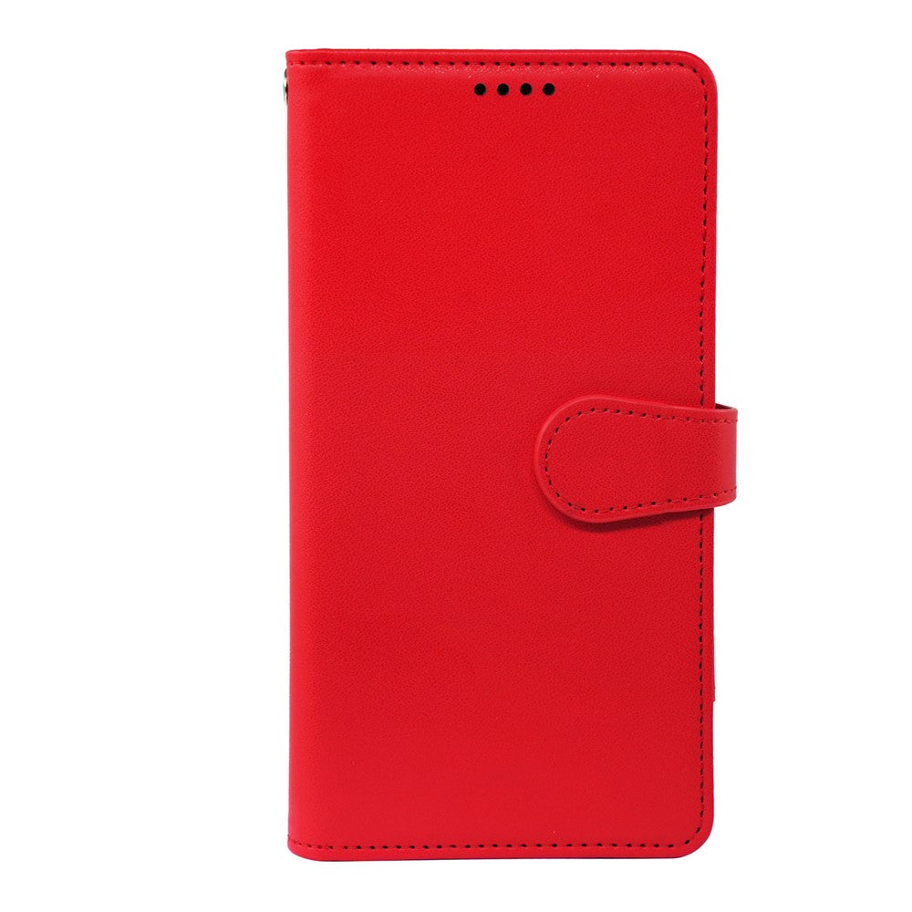 For iPhone 17 Pro Max Case with 9 Card Slots PU Leather Stand Phone Cover - Red