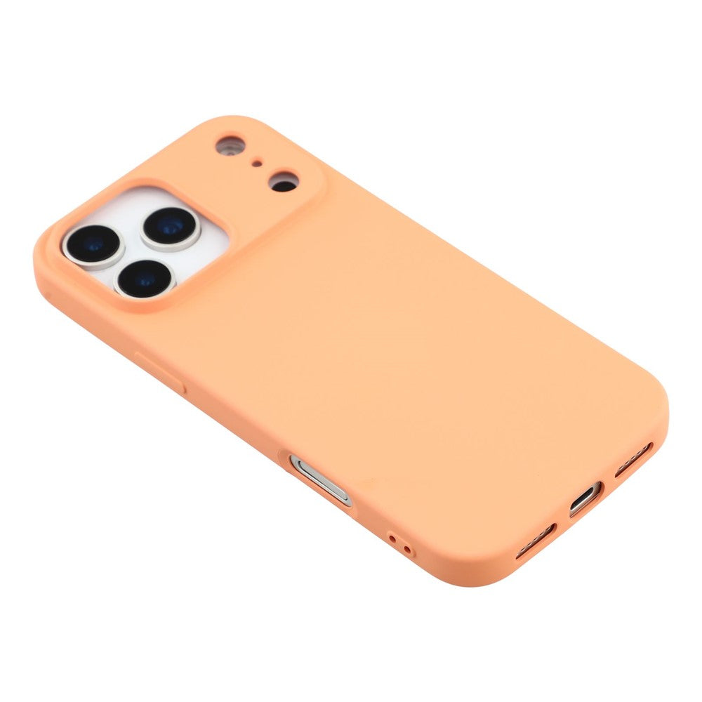 X-LEVEL For iPhone 17 Pro Max Case Soft TPU Anti Scratch Fiber Lining Phone Cover - Orange