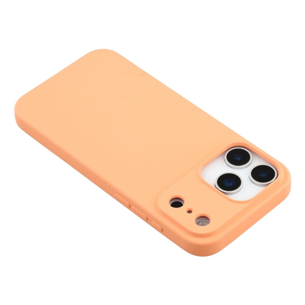 X-LEVEL For iPhone 17 Pro Max Case Soft TPU Anti Scratch Fiber Lining Phone Cover - Orange